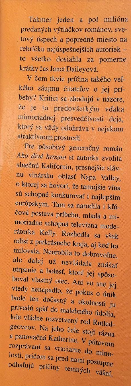 Ako divé hrozno , janet dailey, 