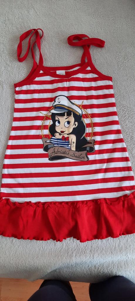 Letné námornícke šaty, 110 / 116