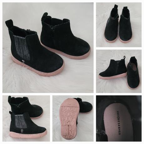 Štýlové topánočky reserved z  kože - veľkosť 22/23, reserved,23