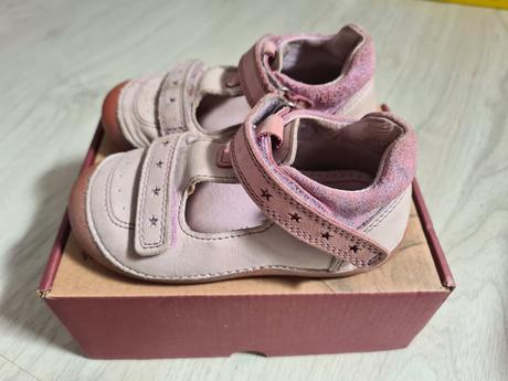 Kožené sandálky d.d.step mauve, veľ. 24, d.d.step,24
