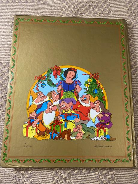 Krásna zberateľská kniha walt disney veselé vianoc, 