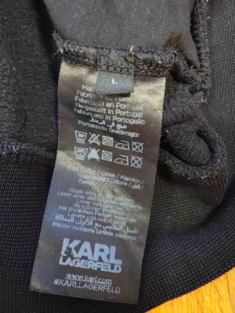 Karl lagerfeld originál moderná, štýlová mikina, l