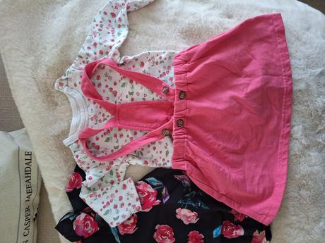 Set 2 krat body a suknicka na traky, pepco,80