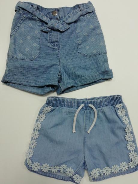 Bavlnené rifľové kraťasy, george,98