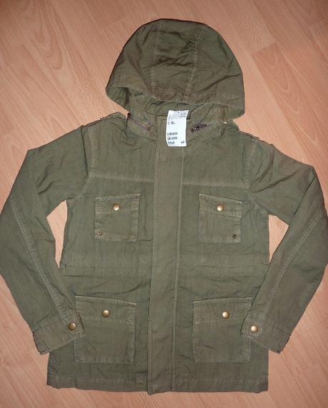 H&m kabát prechodný s visačkou, v. 152, h&m,152