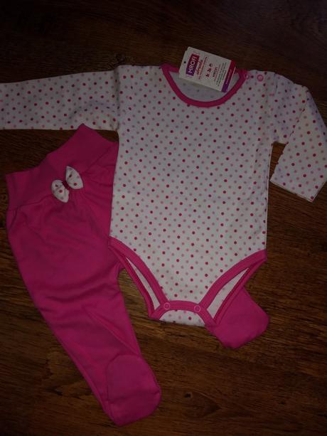 Komplet body+ polodupky, 68 / 74