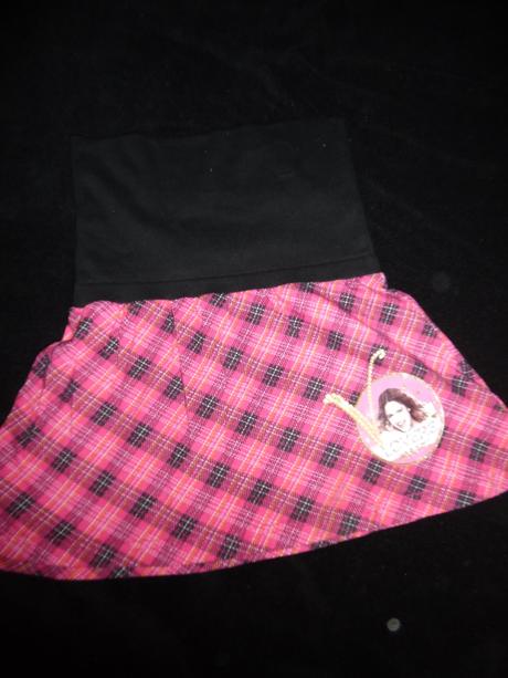 Sukňa s tričkom violetta, disney,140