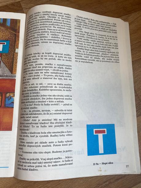 Peter stoličný rozprávky o dopravných značkách,