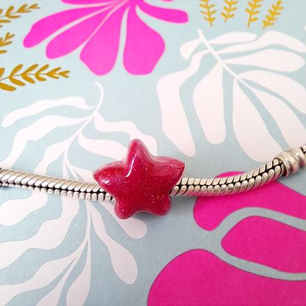 Prívesok ružová hviezdica, 