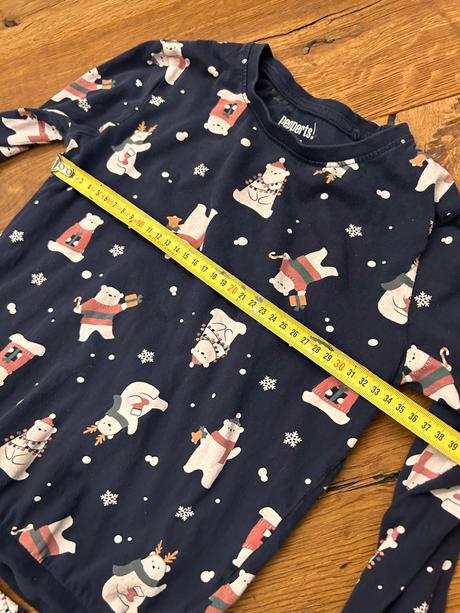 Pyzamo vianocne s medvedikmi, pampolina,134