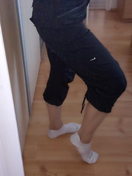 3/4 sportove nohavice nike, nike,38