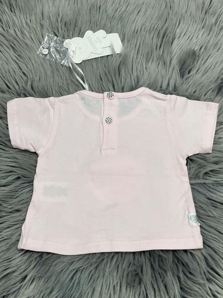 Dievčenské tričko s mašličkou overkids (56), 56 / 62