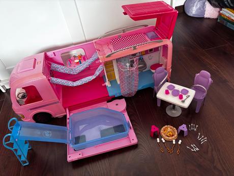 Mattel barbie dream camper veľký karavan, 