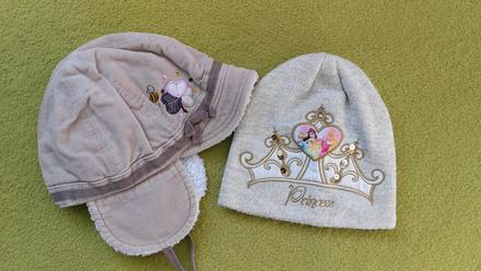 Princess čiapka + ušianka, h&m,98
