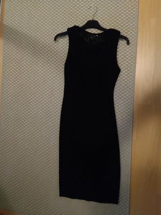 Čierne elegantné šaty chantall 38, chantall,38