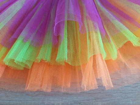 Riasená tylová tutu sukňa smiffys univerzálna,