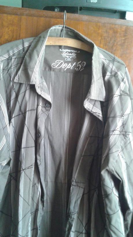 Pánska  hnedá košeľa 4xl/49-50, 49