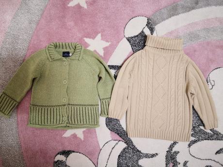 Balík tričká, rolák, sveter, pulóver, vesta veľkos, 86–98