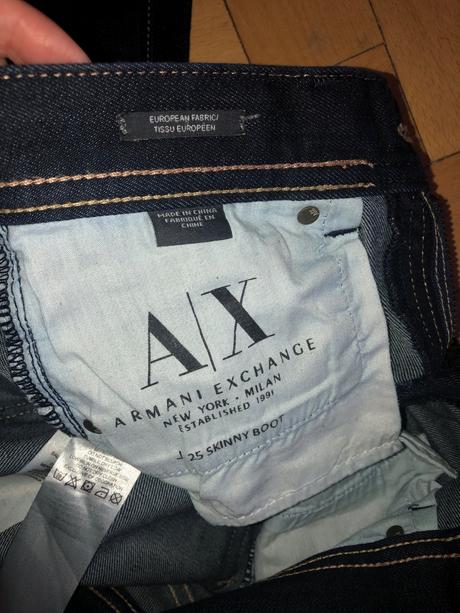 Armani exchange w24 skinny boot, armani,xs
