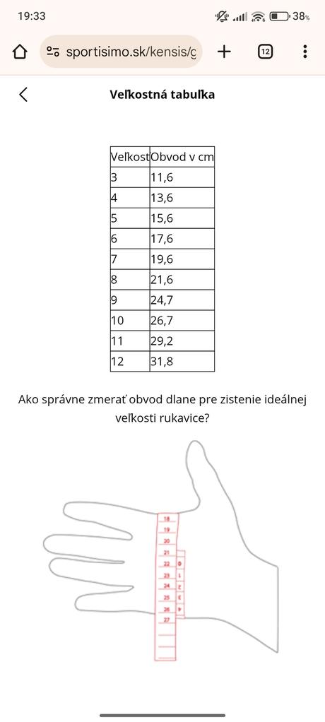 Brankárske rukavice kensis, 