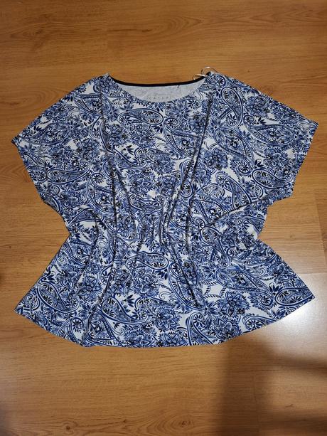 Modro-biely top (veľkosť xxl), xxl