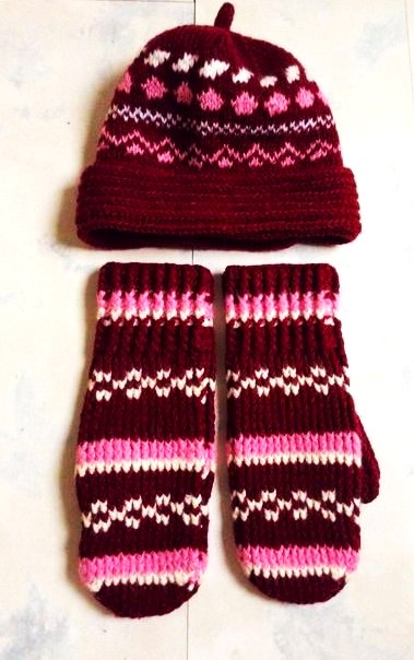 Čiapka a rukavice, l