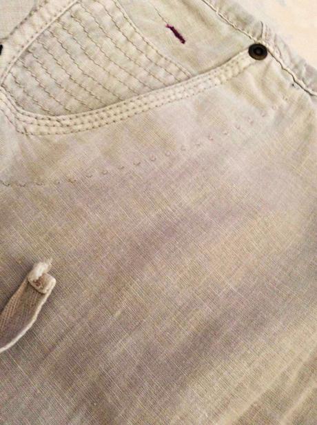 Ľanové tenké voľné nohavice, dorothy perkins,xl