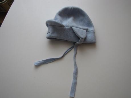 Modrá flísová čapica, rada,128