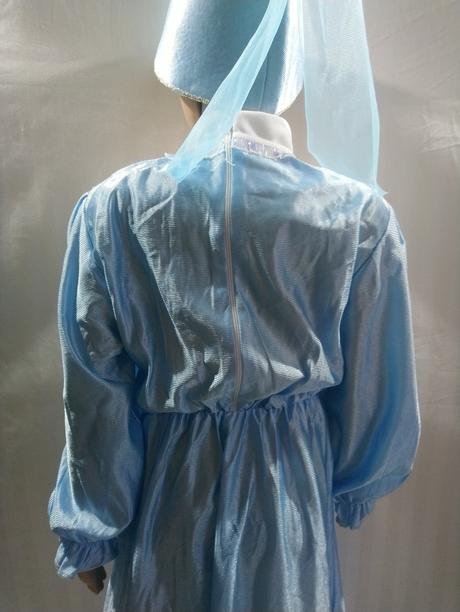 Kostým princezná anni modrá, klobúk 4-6 r, 104-116,