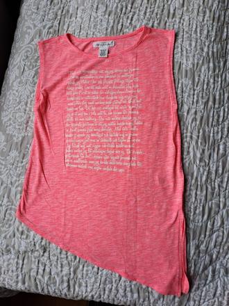 Tričko neónové, h&m,158