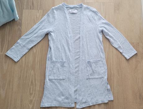 Bledomodry predlzeny cardigan, old navy,140