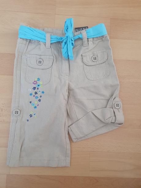 Ľanové kraťase 98, palomino,98