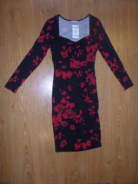Šaty s kvetmi, orsay,38 / m