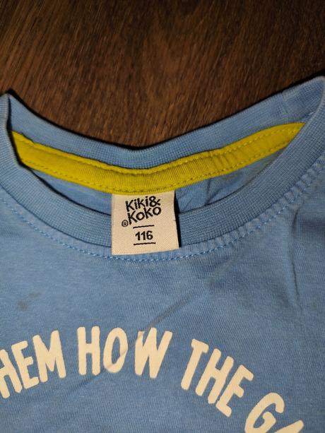 3x tričká s krátkym rukávom, 116