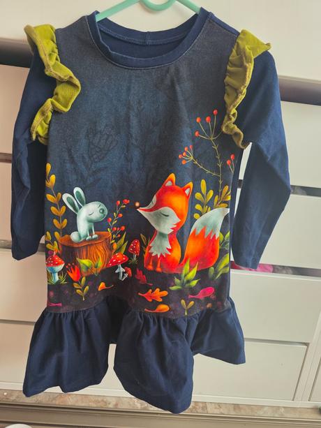 Šaty s líškou 116, 116