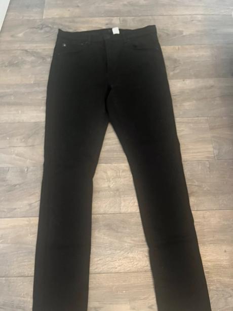 Čierne nohavice, h&m,34