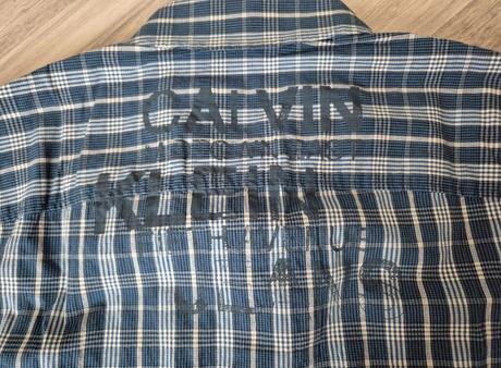 Károvaná košeľa calvin klein, calvin klein,s