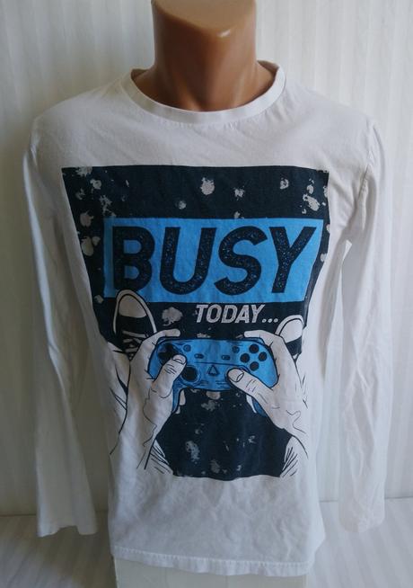 Pánske tričko s motívom busy today, kiabi, s