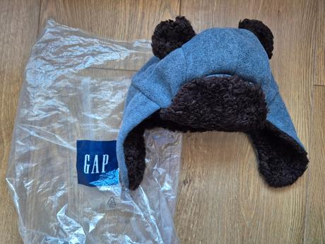 Čiapka ušianka flis mikroplyš gap, gap,110 - 140