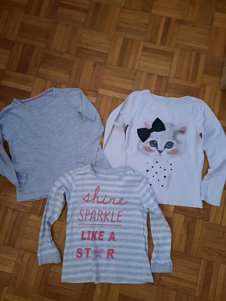 Dievčenské tričká- 3 ks, 104
