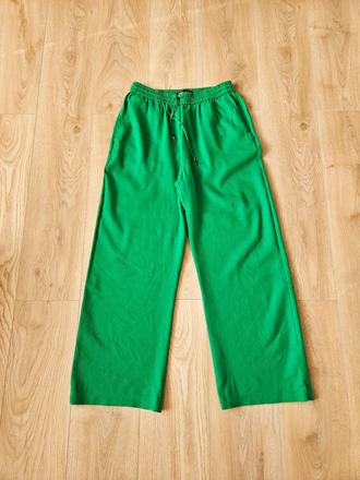 Dlhé široké nohavice s vysokým pásom zara, zara,l