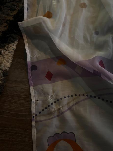 Záclona so sovickami 105x210 cm, 