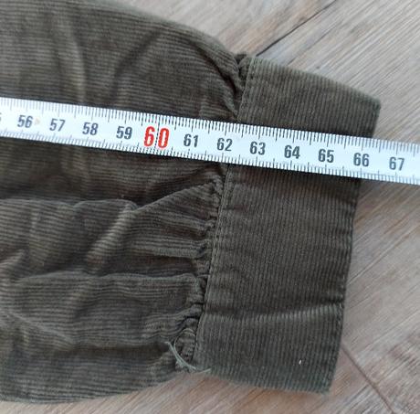 Kordové tmavozelené šaty, 42