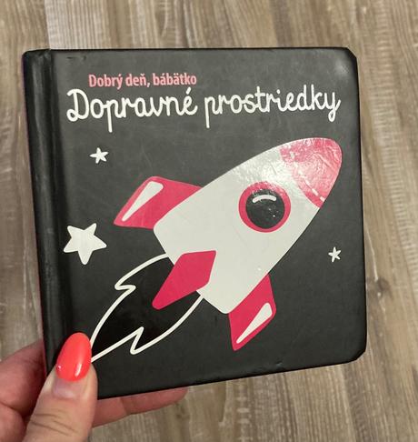 Knižka pre bábätká dopravné prostriedky, 