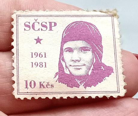 Známka  sčsp  stará, 