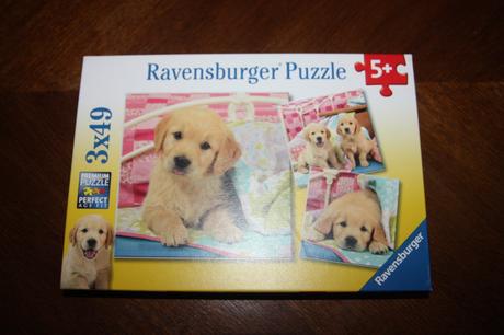 Puzzle golden retriever 3x 49, 