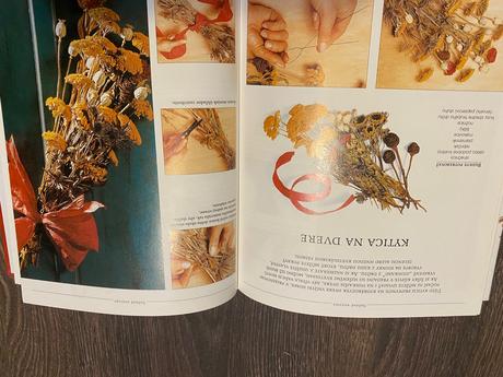 Krásna kniha sušené kvetiny,