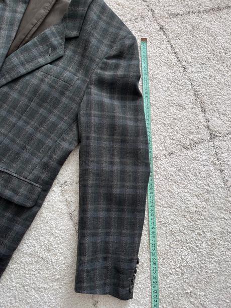 Vintage kárované sako, s