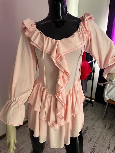 Ružový overalik, m