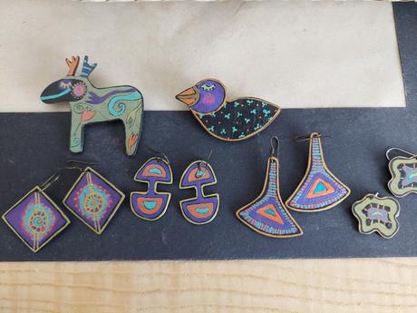 Autorské náušnice a brošne zo sashe,